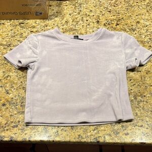 Forever 21 Light Purple Short Sleeve Tee